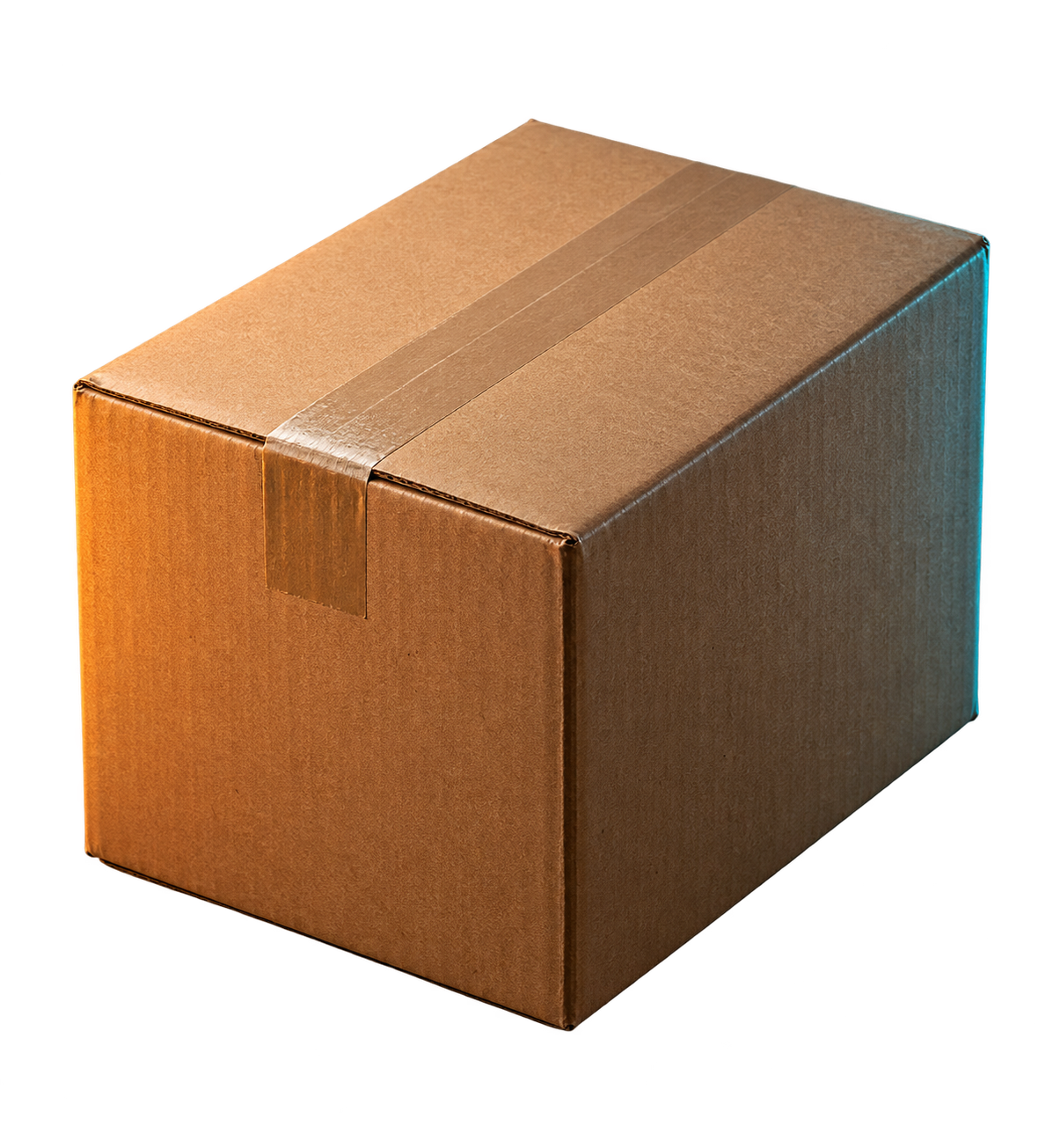 Sealed parcel ready for international delivery